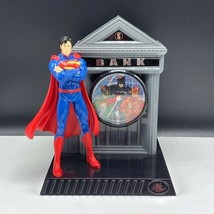 Justice League clock bank DC comics superman flash batman green lantern figure - £23.83 GBP