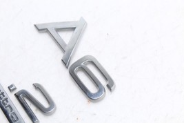 05-11 AUDI A6 QUATTRO REAR TRUNK LID EMBLEM BADGE E6215 image 4