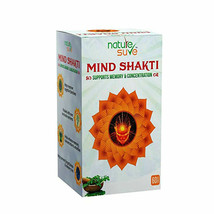 Nature Sure Mind Shakti Tablets with Natural Herbs, Unisex (60Tabs) Pack Of 1 - £29.53 GBP