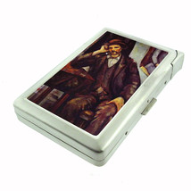 Paul Cezanne Man Smoking 1900 Cigarette Case w BuiltIn Lighter 336 - £14.34 GBP
