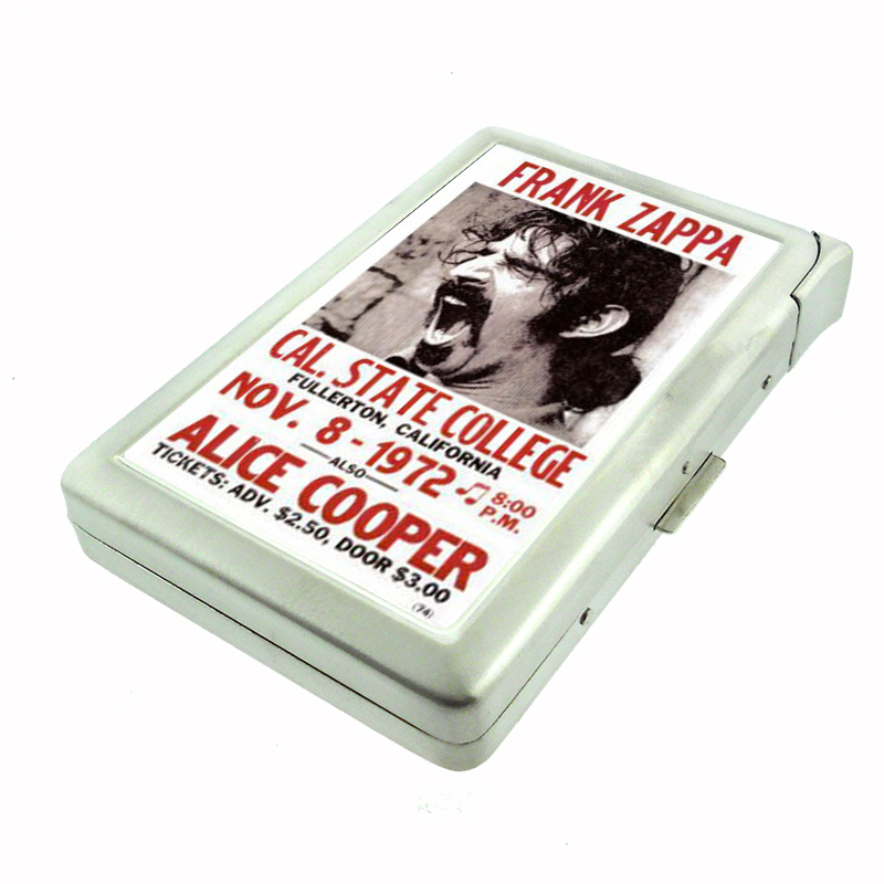 Frank Zappa Cal State College Concert Cigarette Case w BuiltIn Lighter 534