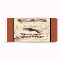 Old Crow Kentucky Whiskey Vintage Ad Money Clip Rectangle 026 - $12.95