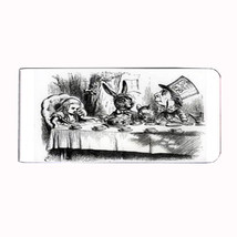 Alice In Wonderland Mad Tea Money Clip Rectangle 032 - £10.16 GBP