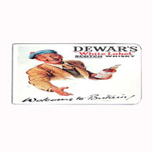 Dewar&#39;s Scotch Whisky Vintage Ad Money Clip Rectangle 051 - £10.31 GBP