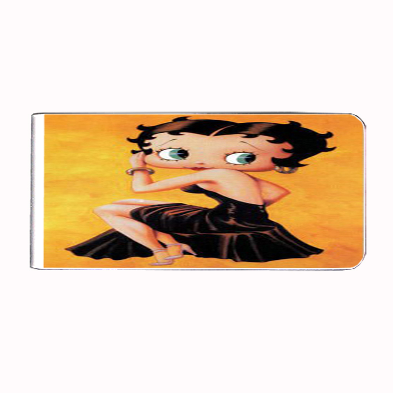 Betty Boop In Black Evening Gown Money Clip Rectangle 083
