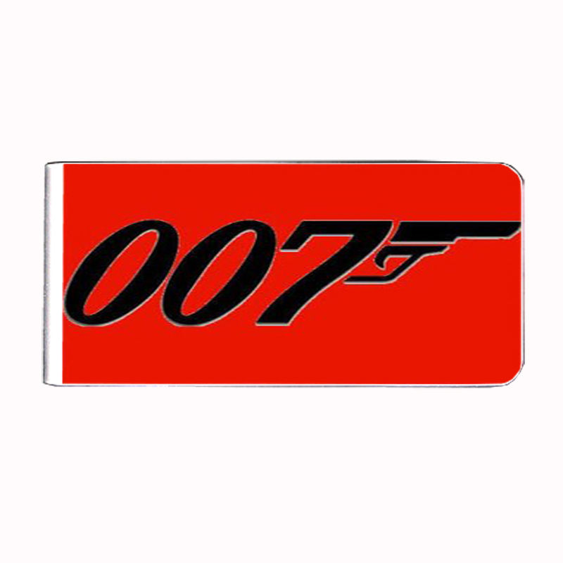 James Bond Red Classic Logo Money Clip Rectangle 123