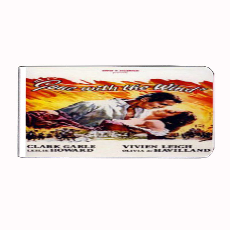 Gone With The Wind Clark Gable Poster Money Clip Rectangle 198