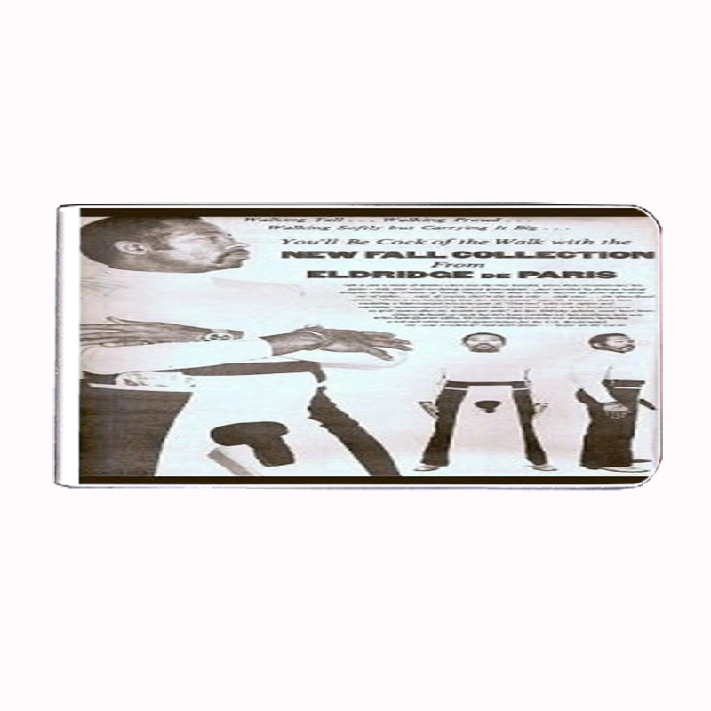 Eldridge Cleaver Black Panther Money Clip Rectangle 398