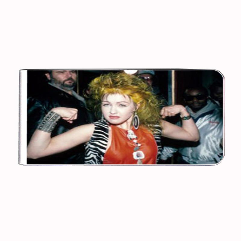 Cyndi Lauper Muscle Photo Money Clip Rectangle 508