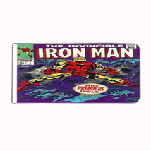 Iron Man #1 1968 Comic Book Money Clip Rectangle 524 - £10.16 GBP