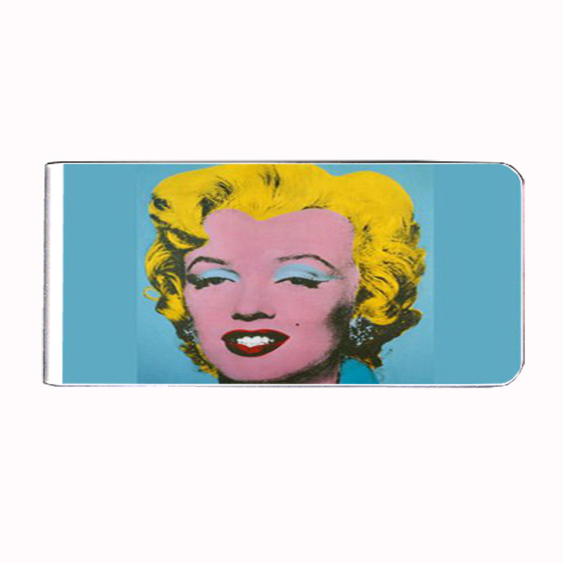Andy Warhol Marilyn Monroe Blue Money Clip Rectangle 565