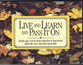 Live And Learn And Pass It On - £1.54 GBP
