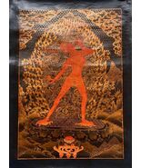 VAJRAYOGINI/DAKINI/ YOGINI OIL VARNISHED ORIGINAL TIBETAN THANGKA PAINTING - $3,660.33 MXN