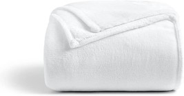 Cosy House Collection Twin/Twin XL Size Fleece Blanket – All Season,, White - £35.29 GBP