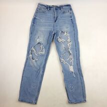 Hollister Ultra High Rise Mom Denim Jeans Women's Size W26xL27 Blue Dist... - $19.90