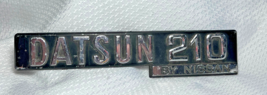 Datsun 210 By Nissan Vehicle Car Chrome Plastic Logo Emblem Fender Trunk... - £23.85 GBP