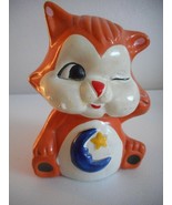 Vintage Chalkware or ceramic Orange Kitten Bank Carnivalware - $372.50 MXN