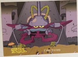 Aaahh Real Monsters Trading Card 1995 #87 Video Visions - $1.97