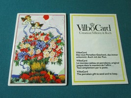 Vilbo Card Villeroy And Boch Original Plaque Ceramic New 6 X 4&quot; - $44.55
