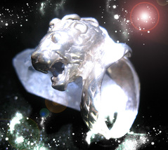 Haunted Antique Ring Secret Royalty Gifts Magick Regius 925 7 Scholars CASSIA4 - £349.74 GBP