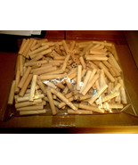 50 PIECES 3 1/2&quot; X 3/8&quot; WOOD PIPE STEMS - $28.17 CAD