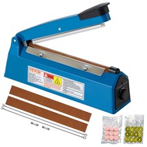 VEVOR Impulse Sealer 8 inch, Manual Heat Seal Machine with Adjustable He... - $53.19