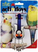 JW Pet Insight Guitar Bird Toy: Interactive Rock Star Entertainment for ... - $5.89+