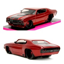 1/24 Diecast Model 1971 Chevrolet Chevelle Ss Red Car - £55.94 GBP