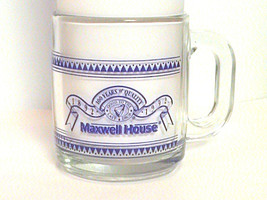 Entenmann&#39;s Bakery Maxwell House Coffee Mug 100 Year Anniversary Glass Cup - £6.31 GBP