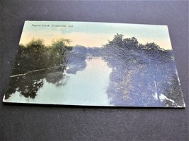 Pigeon Creek, Evansville, Indiana -1900s Unposted Postcard. RARE. - £7.14 GBP