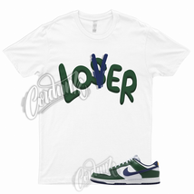 LO T Shirt for Dunk Low Fir Midnight Navy White University Gold Green Mid 1 - £18.56 GBP+