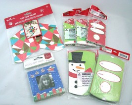 22 Warm Wishes HMK Hallmark Gift Card Photo Holders Holiday Wrapping Mix... - £9.00 GBP