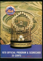 NEW YORK METS v ST LOUIS CARDINALS PROGRAM &amp; SCORECARD 5/27/70-MLB - $54.32
