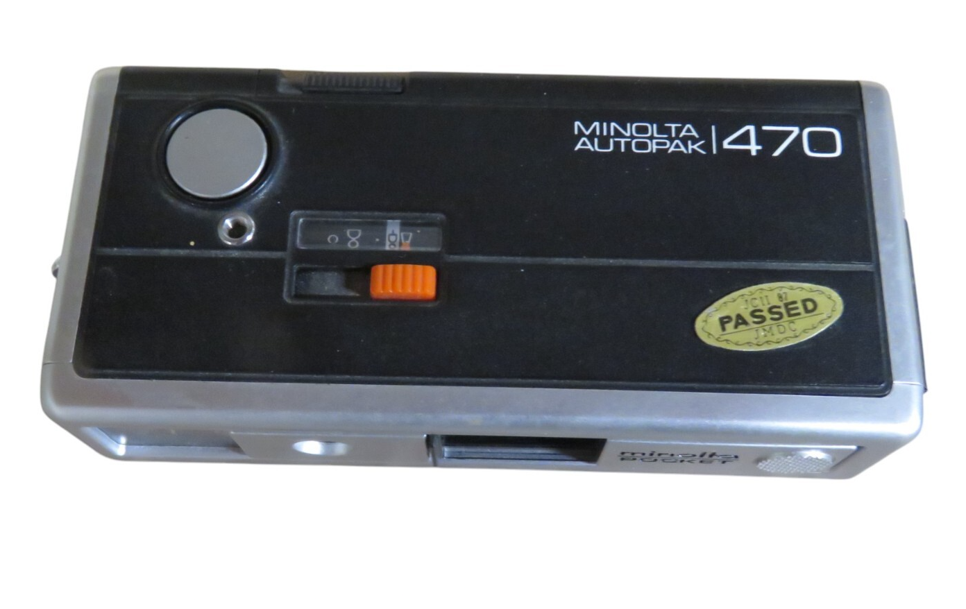Minolta Pocket Autopak 470 - 110 Film Camera - Tested/Works - $39.55