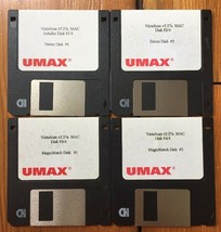 Vintage 1996 Umax Vista Scan v2.27a Scanner 3.5 Floppy Disk Mac Macintosh - £19.91 GBP