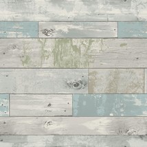 Beachwood Peel And Stick Wallpaper In Multicolor, Nuwallpaper Nu3126. - $39.94