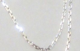 Italian 925 Nickel Free Sterling Silver Cable Chain, 22&quot; L, 1.6 Grams - £23.72 GBP