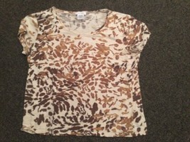 Kate Hill Short Sleeve Shirt, Size L - £6.73 GBP