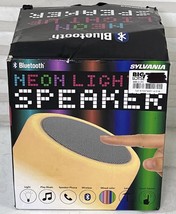 Neon Light Up Speaker Bluetooth Sylvania Wireless Touch Sensor Music Pho... - $219.20 MXN