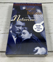 Notorious (VHS, 1996) 1946 Film Cary Grant, Ingrid Bergman, Brand New Sealed - £3.38 GBP