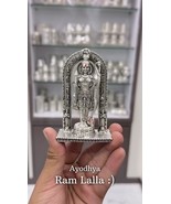 BIS HALLMARKED 925 Silver Antique Ayodhya Ram Lalla Idol - Pure Silver G... - $8,782.82 MXN+