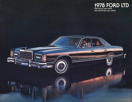 1978 Ford LTD sales brochure catalog US 78 Landau Country Squire - £6.39 GBP