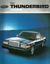 1982 Ford THUNDERBIRD sales brochure catalog US 82 Heritage Town Landau - $8.00