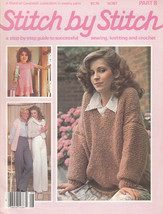 Stitch By Stitch Part 8 Sewing Crochet Knitting Crafts Vintage Magazine - £5.56 GBP