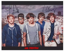 One Direction Harry Styles Zayn Louis Niall &amp; Liam Autographed 8x10 Rpt Photo 1 D - £11.98 GBP