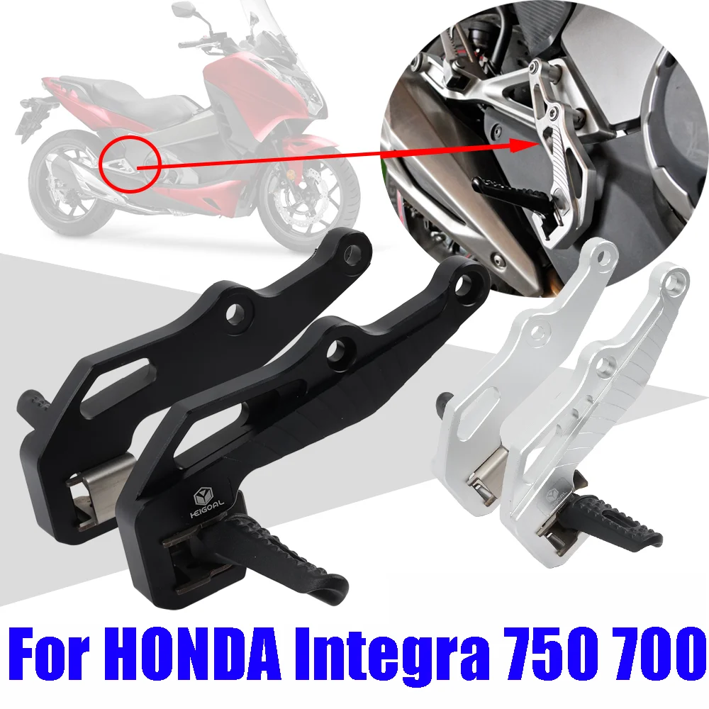 Otorcycle foot pegs pedals footrest kit for honda nc700d nc750d integra nc 700 nc 750 d thumb200
