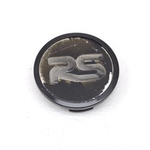 RS Rally Sport Black Silver Wheel Rim Hubcap Center Cap Logo Cover 2.1&quot; ... - $13.37