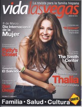 Thalia  @ Vida Las Vegas Magazine  En Espanol Marzo 2014 - £3.15 GBP