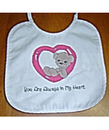 New Handcrafted Baby Bib, Your Always in My Heart - £7.89 GBP