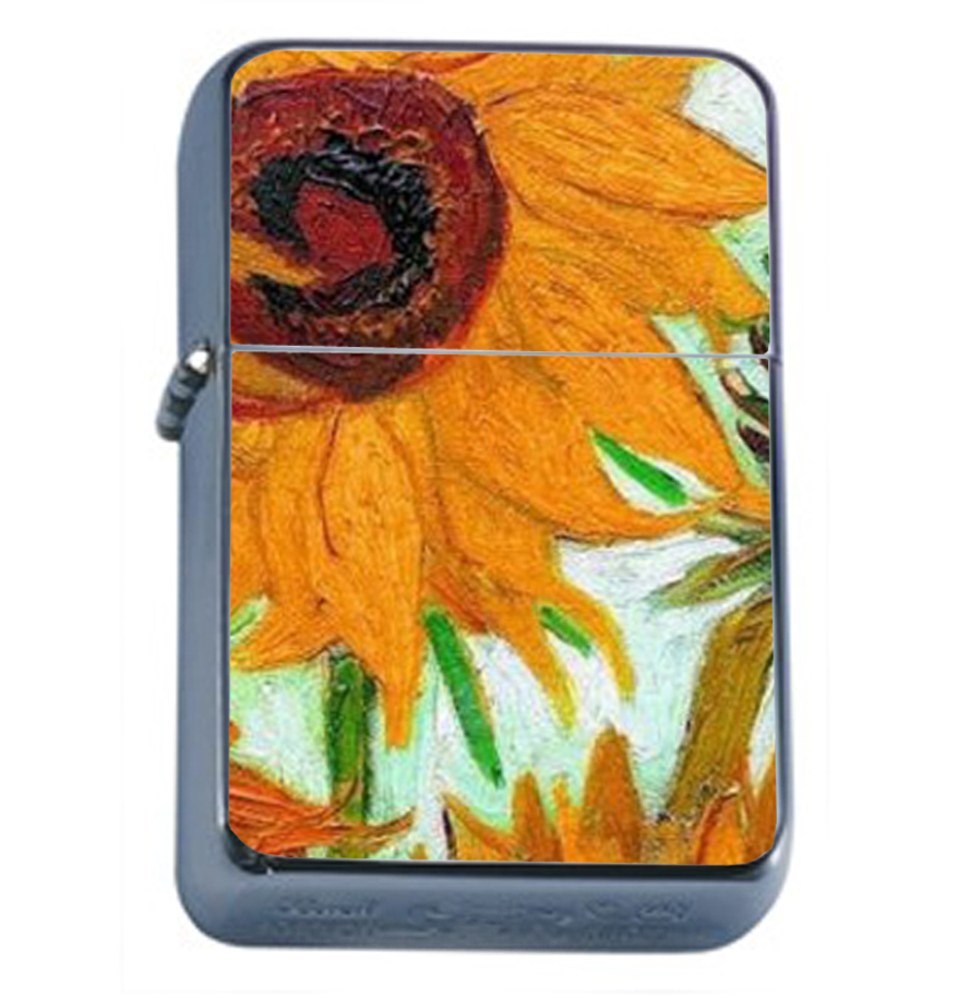 Vincent Van Gogh Sunflowers Oil Lighter 007